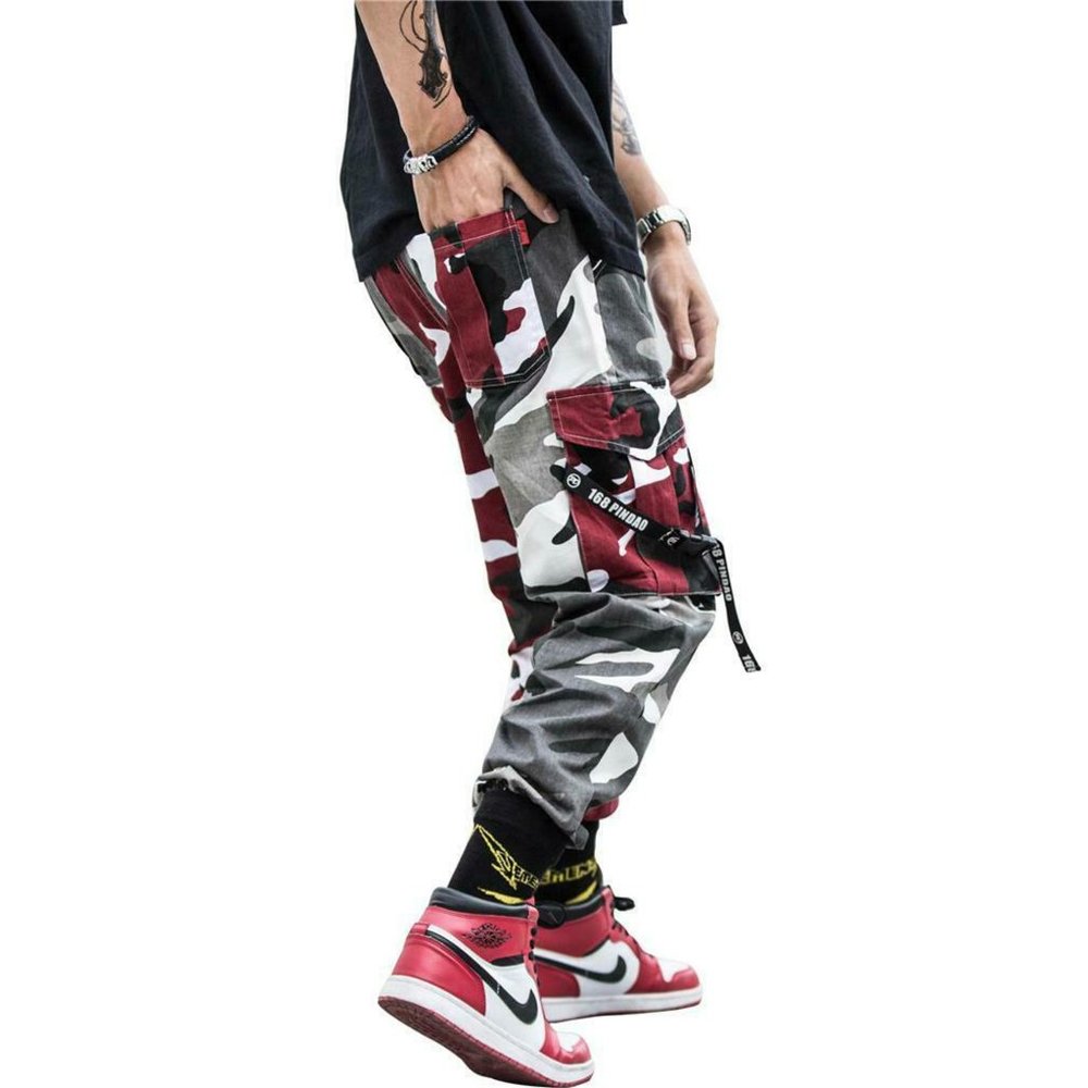 Camouflage Urban Army Combat Tactical Joggers Stre - Picture 12 of 14